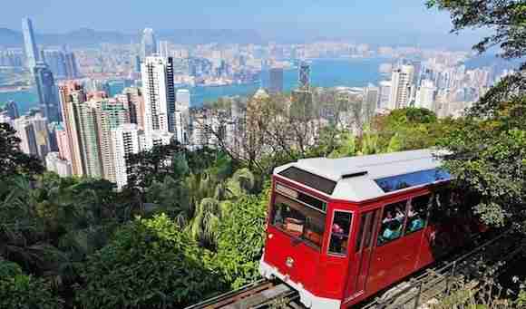 Peak Tram to Victoria Peak Hong Kong