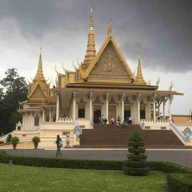 Throne Hall in Royal Palace in Phnom Penh