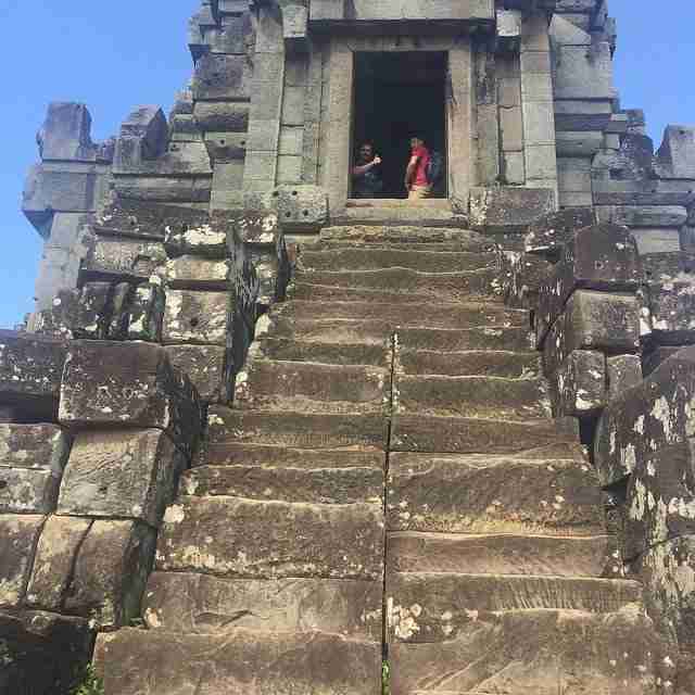 Temple Steps going up