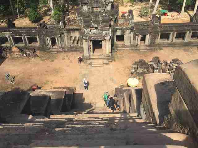 Temple Steps going down