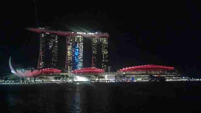 Marina Bay Sands at Night in Singapore