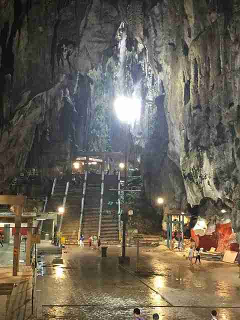 More steps in Batu Caves