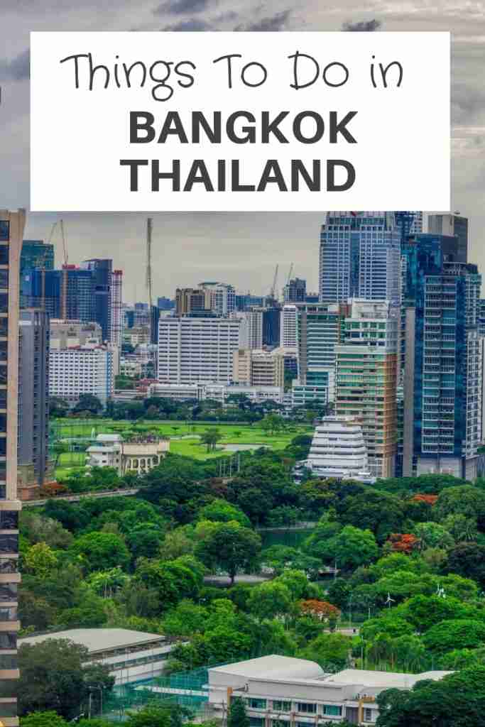 Things to do in Bangkok Thailand