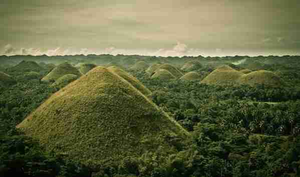 Chocolate Hill in Bohol Philippines