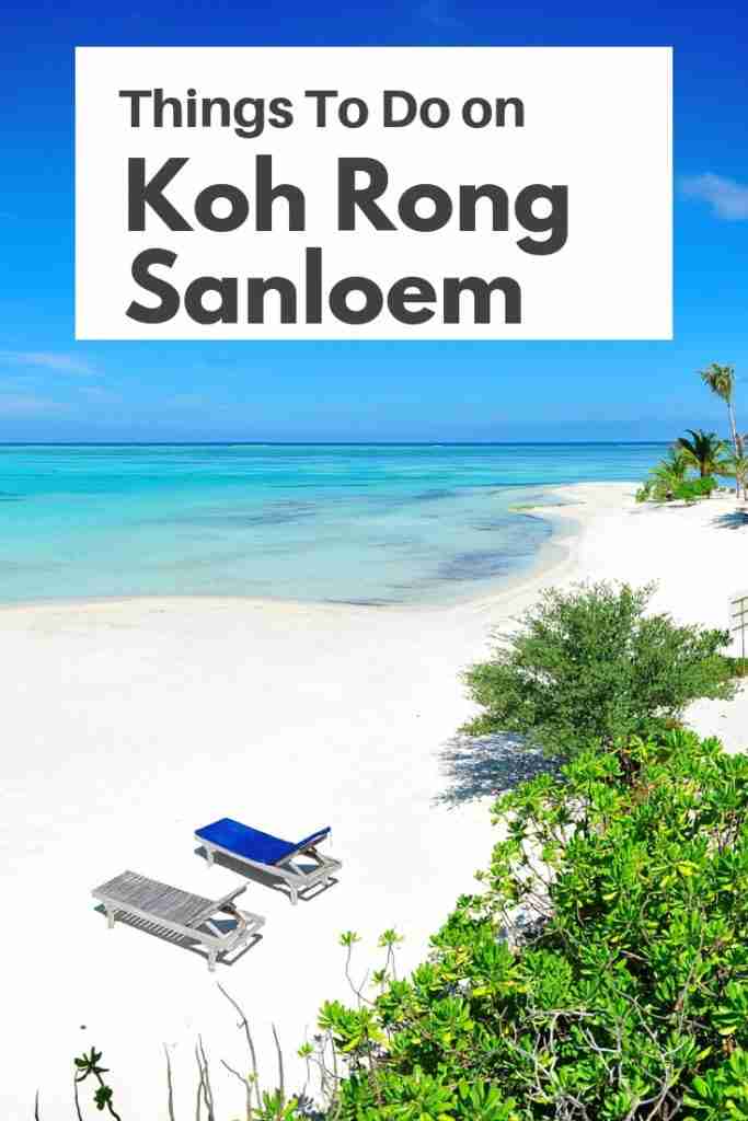 Things To Do On Koh Rong Sanloem