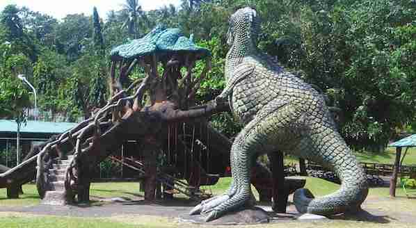 Playground in Albay park and Wildlife