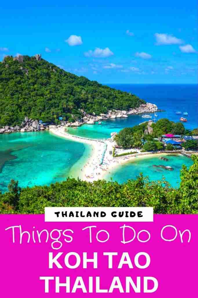 things to do on Koh Tao Thailand