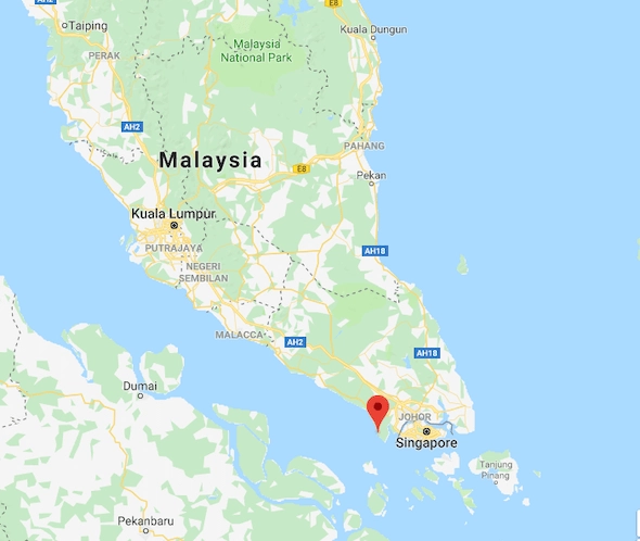 Kukup Malaysia Map Location