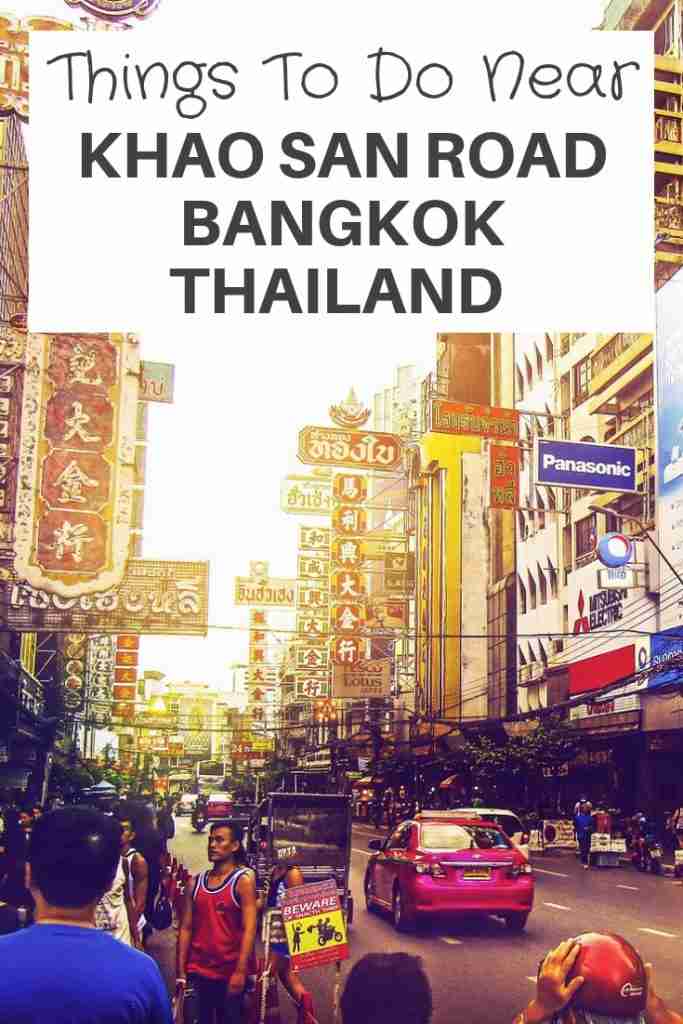 things to do near Khao San Road Bangkok Thailand