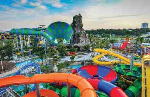 Vana Nava Jungle Water Park in Hua Hin Thailand